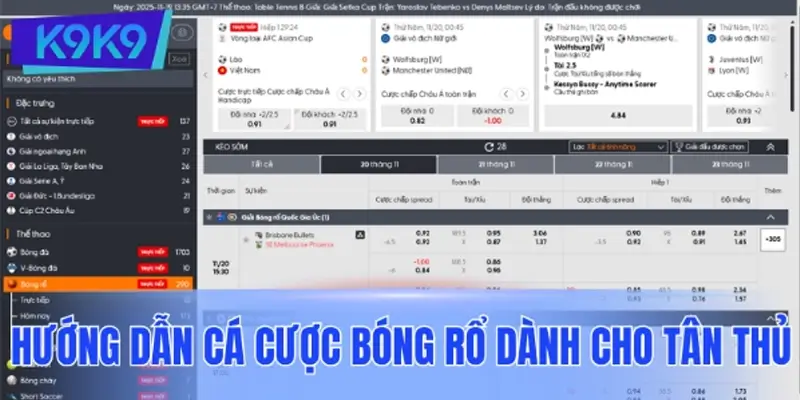 Hướng dẫn cá cược bóng rổ dành cho tân thủ