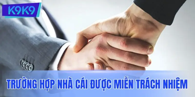 Khi nào nhà cái K9K9 được quyền miễn trừ trách nhiệm? Khi nào nhà cái K9K9 được quyền miễn trừ trách nhiệm?