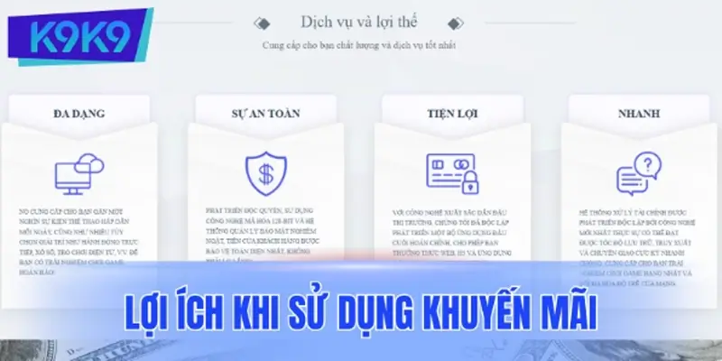 Lợi ích khi sử dụng khuyến mãi thông minh tại K9K9