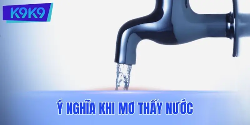 Ý nghĩa khi chiêm bao thấy nước